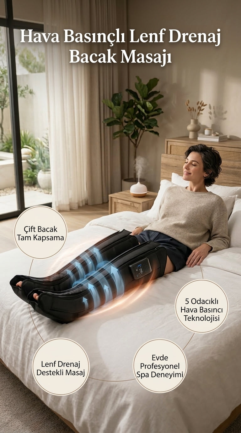 5 Odalı Lenf Drenaj Masaj Aleti