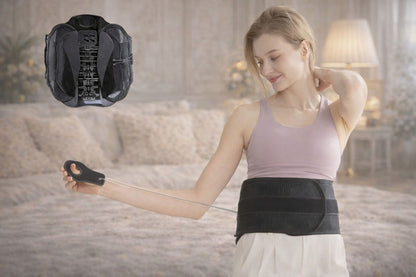 Masajlı Bel & Karın Korsesi | Ayarlanabilir, Bel ve Karın Destekleyici Masaj Kemeri