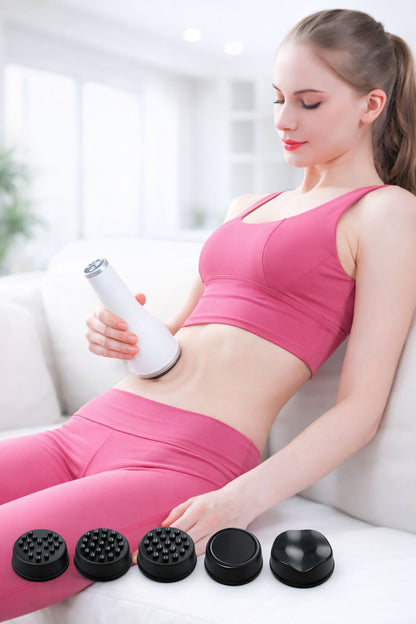 Karın Masaj Aleti | Kablosuz, Çok Başlıklı, Göbek ve Vücut İçin Masaj Cihazı