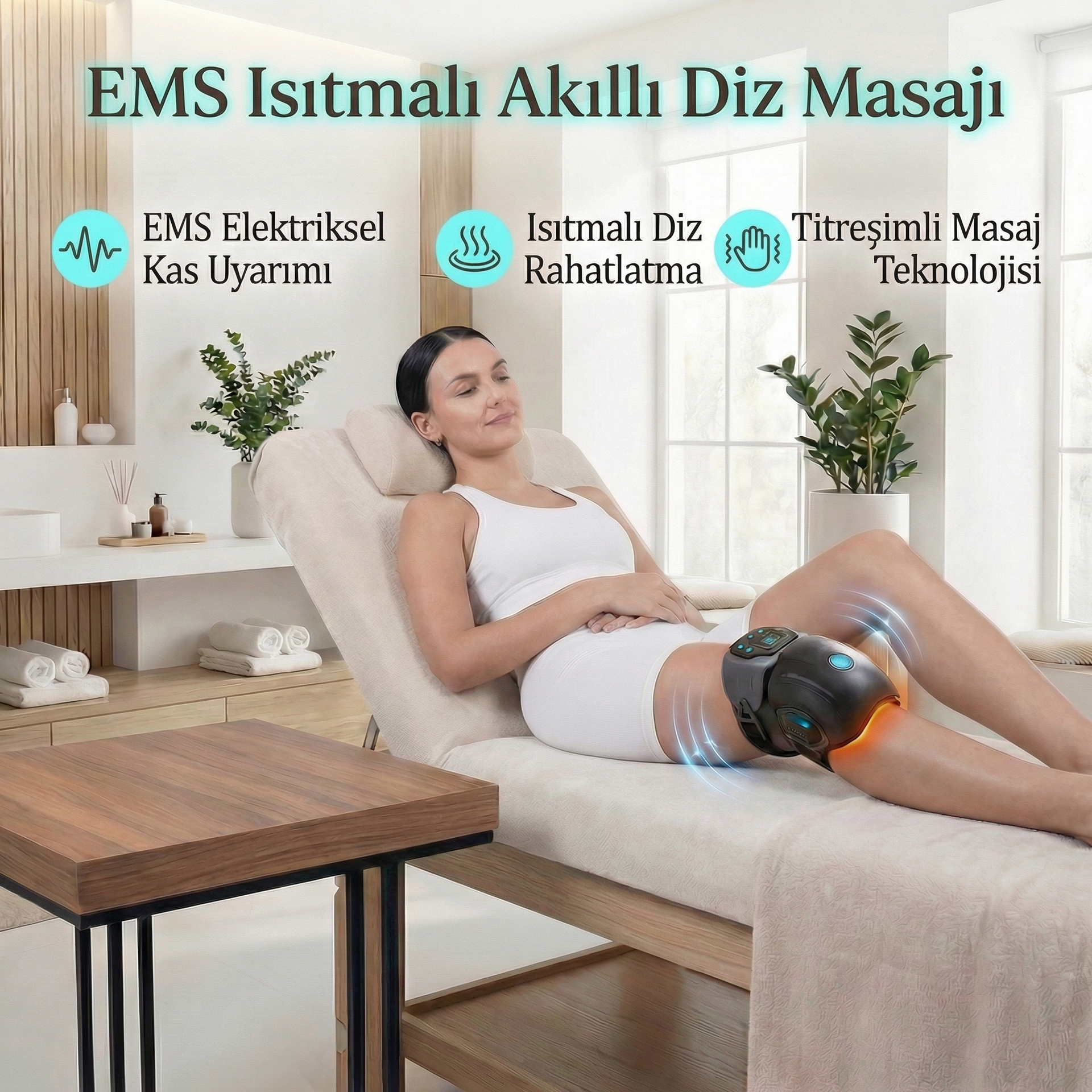 EMS'li Diz Masaj Cihazı