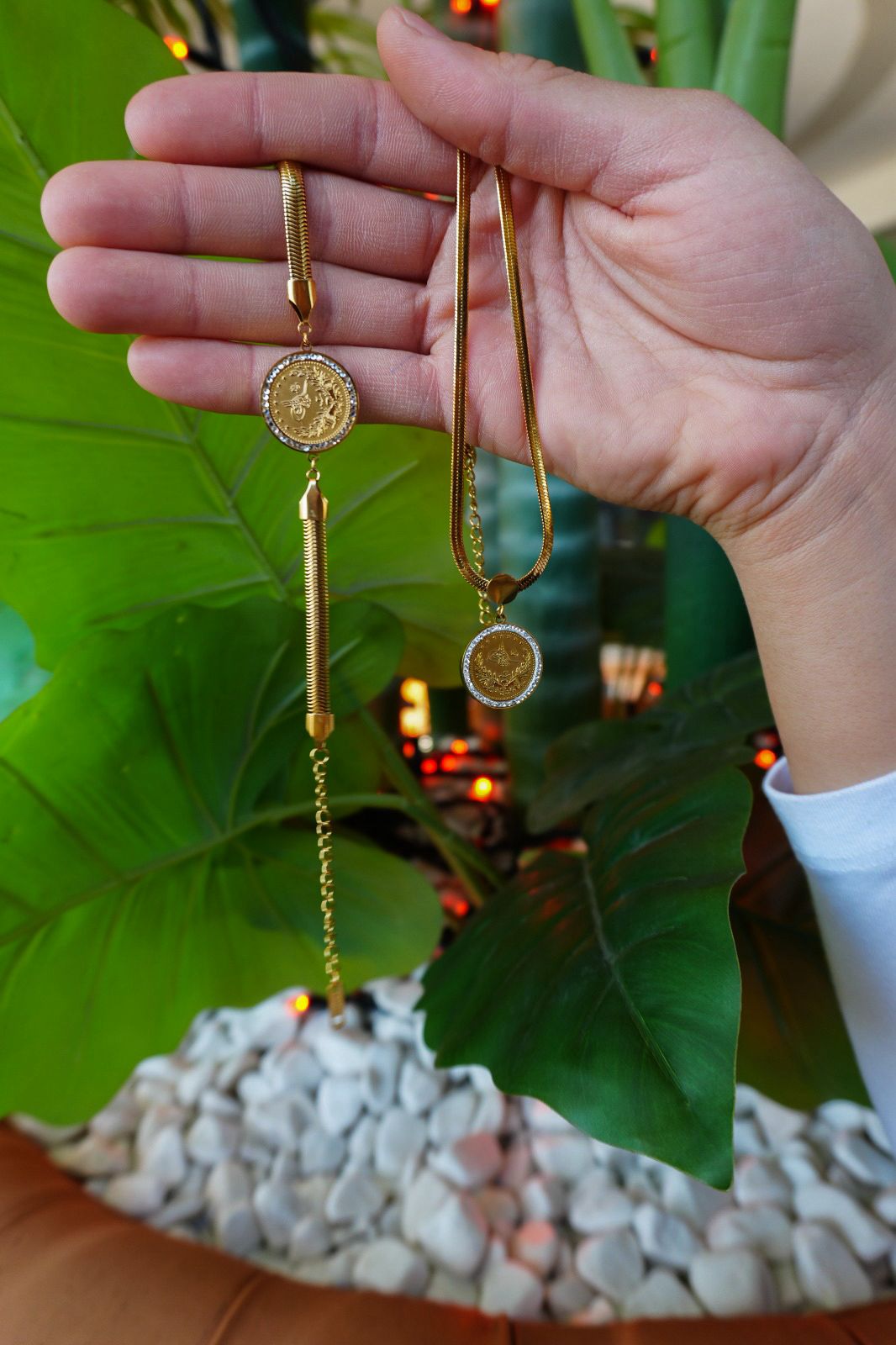 Osmanlı Tuğralı Gold Kaplama Kolye & Bileklik Seti – Klasik ve Zamansız Şıklık